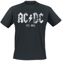 AC/DC - Est,  1973 - T-Shirt Manches courtes - Homme - noir