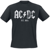 AC/DC - Est,  1973 - T-Shirt Manches courtes - Homme - noir