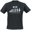 AC/DC - Evolution Of Rock - T-Shirt Manches courtes - Homme - noir