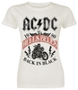 AC/DC - Hells Bells - T-Shirt Manches courtes - Femme - blanc cassé