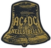AC/DC - Hells Bells Cut-Out - Patch - Unisexe - jaune noir
