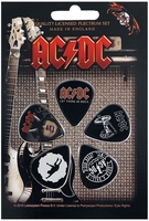 AC/DC - Highway / For Those / Let There - Lot de médiators - Unisexe - multicolore