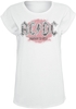 AC/DC - Highway To Hell Flowers - T-Shirt Manches courtes - Femme - blanc