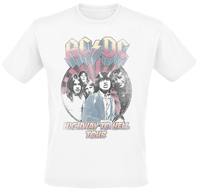 AC/DC - Highway To Hell Tour - T-Shirt Manches courtes - Homme - blanc