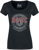 AC/DC - Let there be Rock - T-Shirt Manches courtes - Femme - noir