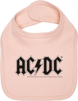 AC/DC - Metal-Kids - Logo - Bavoir - Unisexe - rose clair