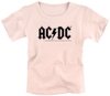 AC/DC - Metal-Kids - Logo - T-shirt - Femme - rose clair