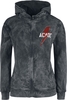 AC/DC - PWR Focus Magic Day - Sweat-shirt zippé à capuche - Femme - noir