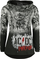 AC/DC - PWR Paint Logo - T-shirt manches longues - Femme - noir