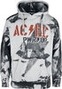 AC/DC - PWR Painted - Sweat-shirt à capuche - Homme - blanc cassé gris