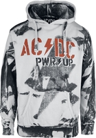 AC/DC - PWR Painted - Sweat-shirt à capuche - Homme - blanc cassé gris