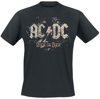 AC/DC - Rock Or Bust - T-Shirt Manches courtes - Homme - noir