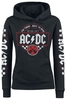 AC/DC - Rock Race - Sweat-shirt à capuche - Femme - noir