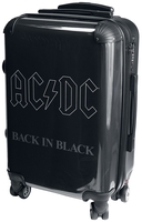 AC/DC - Rocksax - Back in Black - Sac de voyage - Unisexe - noir blanc