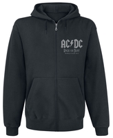 AC/DC - World Tour 2015 - Sweat-shirt zippé à capuche - Homme - noir