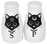 Alchemy England - Poivrier & Salière - Salière & poivrière - Unisexe - blanc noir