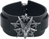 Alchemy Gothic - Baphomet - Bracelet en cuir - Homme - noir