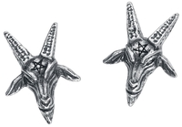 Alchemy Gothic - Baphomet Studs - Set de boucles d