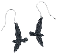 Alchemy Gothic - Corbeau Noir - Boucles d