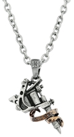 Alchemy Gothic - Dermographe - Collier - Unisexe - couleur argent