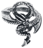 Alchemy Gothic - Dragons Lure - Bague - Femme - couleur argent