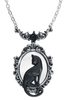Alchemy Gothic - Feline Felicity - Collier - Femme - couleur argent