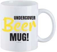Alkohol & Party - Undercover Beer - Mug - Unisexe - blanc