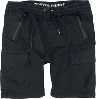 Alpha Industries - RIPSTOP JOGGER SHORT - Short - Homme - noir