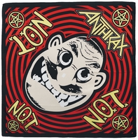 Anthrax - Not man mask - Bandana - Bandana - Unisexe - noir rouge jaune
