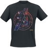 Avengers - Personnages - T-Shirt Manches courtes - Homme - noir