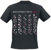 Backstreet Boys - DNA Album Red Steps - T-Shirt Manches courtes - Homme - noir