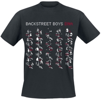 Backstreet Boys - DNA Album Red Steps - T-Shirt Manches courtes - Homme - noir