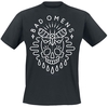 Bad Omens - Skull Moth - T-Shirt Manches courtes - Homme - noir