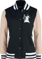 Bambi - Panpan - Veste Varsity - Femme - noir rose