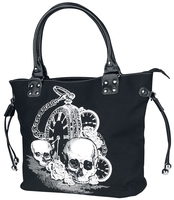 Banned Alternative - Back In Black - Sac à main - Femme - noir