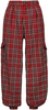 Banned Alternative - Balloon Trouser - Pantalon en toile - Femme - noir rouge