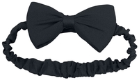 Banned Alternative - Bandeau Cheveux Avec Nœud Dionne - Bandeau - Femme - noir