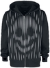 Banned Alternative - Doom Lagune - Sweat-shirt zippé à capuche - Homme - noir