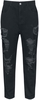 Banned Alternative - Hunger Strike Trousers - Pantalon en toile - Femme - noir