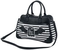 Banned Alternative - I Just Wanna Give You The Creeps - Sac à main - Femme - noir blanc