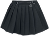 Banned Alternative - Mini-Jupe Lethia - Jupe courte - Femme - noir