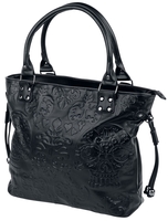 Banned Alternative - Musette Emboss - Sac à main - Femme - noir