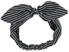 Banned Alternative - Nœud Rayé - Bandeau - Femme - noir blanc