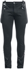 Banned Alternative - Pantalon De Style Militaire - Pantalon en toile - Homme - noir