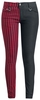 Banned Alternative - Pantalon Punk - Pantalon en toile - Femme - noir rouge