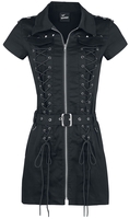 Banned Alternative - Robe Mod - Robe courte - Femme - noir