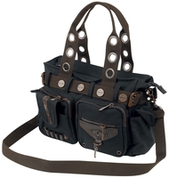 Banned Alternative - Sac Noir Brown Key - Sac à bandoulière - Unisexe - noir