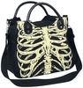 Banned Alternative - Skeleton - Sac à main - Femme - noir