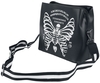 Banned Alternative - Skeleton Butterfly - Sac à bandoulière - Femme - noir blanc