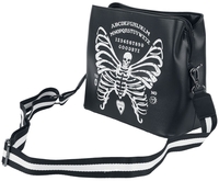 Banned Alternative - Skeleton Butterfly - Sac à bandoulière - Femme - noir blanc